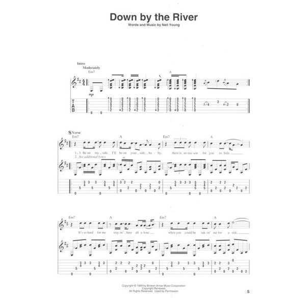 Hal Leonard Fingerpicking Neil Young