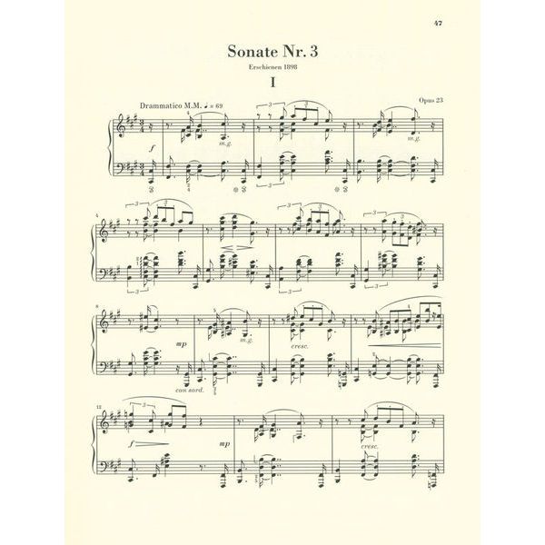 Henle Verlag Skrjabin Klaviersonaten