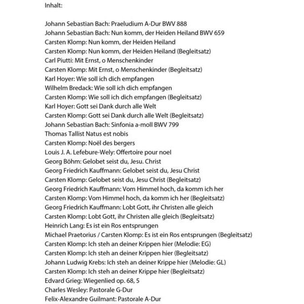 Brenreiter Organ Plus One Christmas