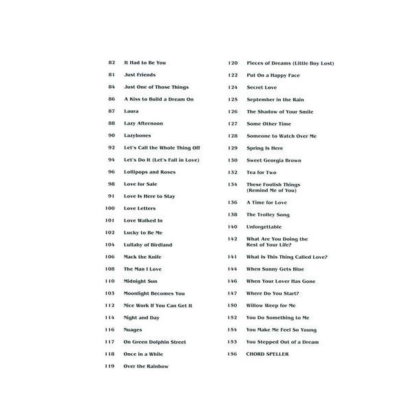 Hal Leonard Easy Jazz Standards Fake Book