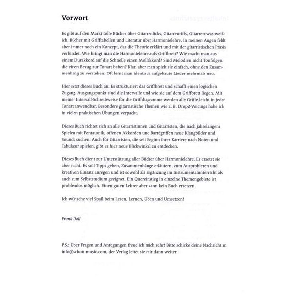 Schott Griffbrett-Theorie