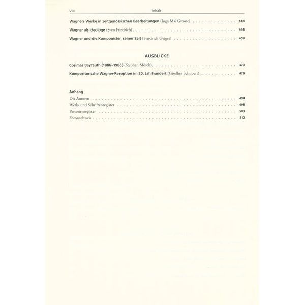 Brenreiter Wagner-Handbuch