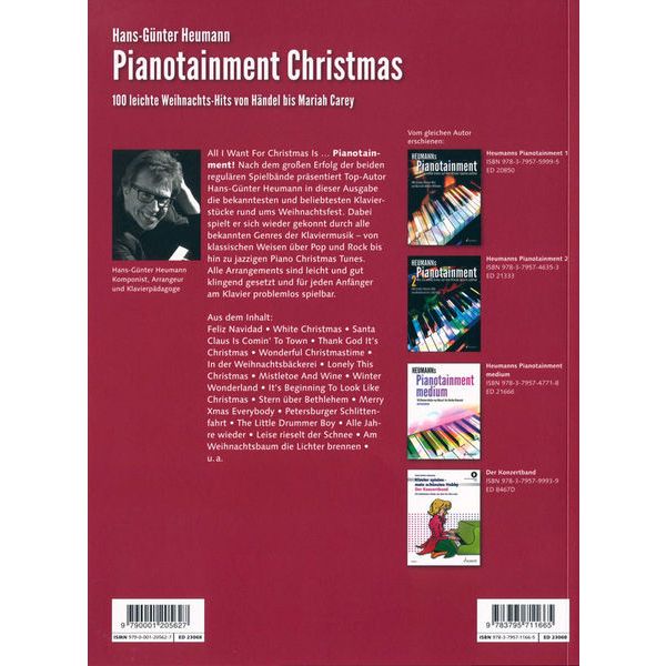 Schott Pianotainment Christmas