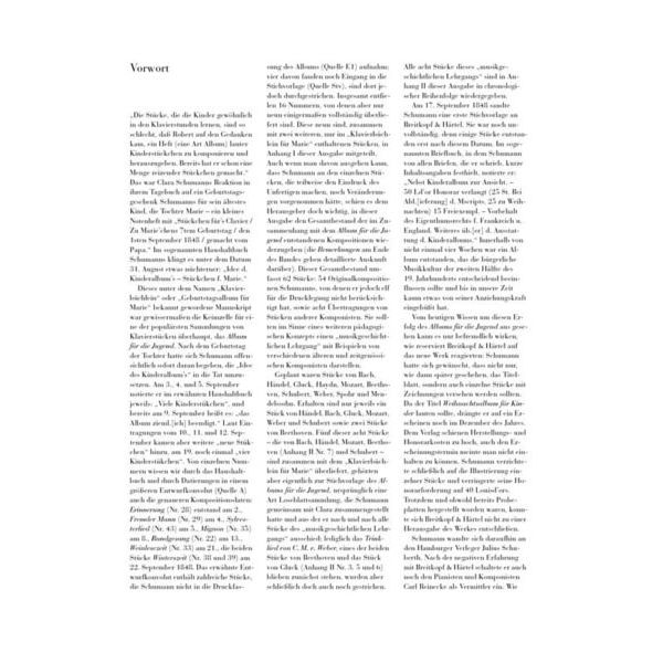 Henle Verlag Schumann Album für Die Jugend