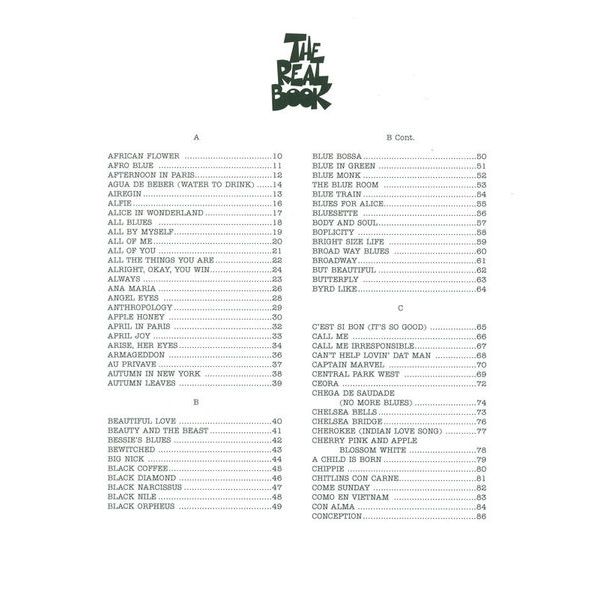 Hal Leonard Real Book 1 Bb + USB