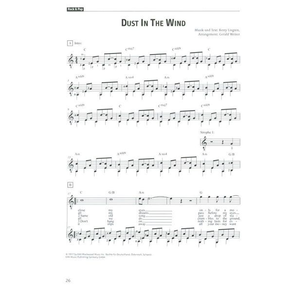 Schott Rock & Pop Gitarren-Songbook