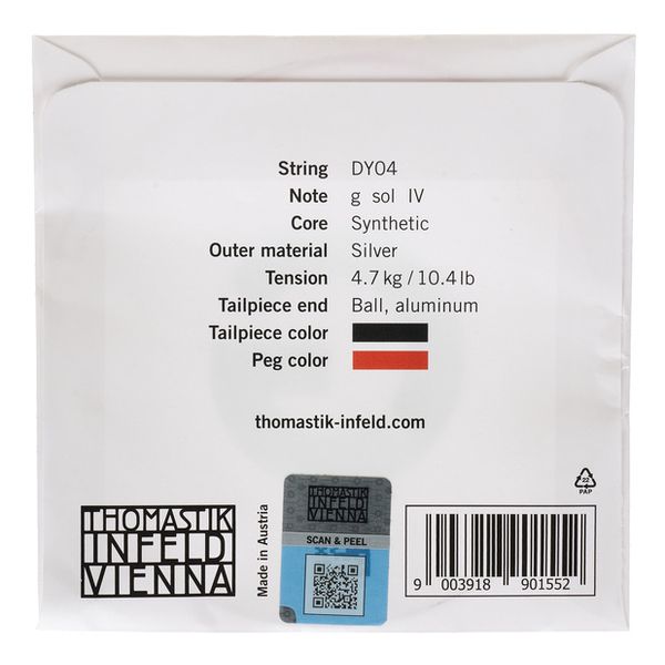 Thomastik Dynamo DY04 G Violin 4/4