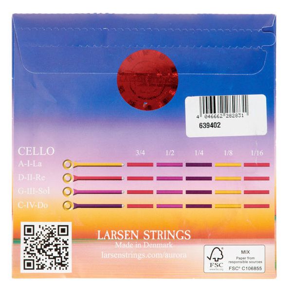 Larsen Aurora Cello G String 1/16 Med