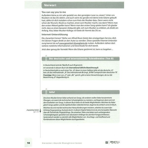 Alfred Music Publishing Garantiert Akustik-Bluesgit.