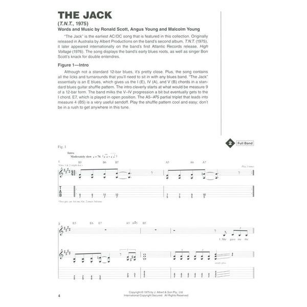 Hal Leonard AC/DC Guitar Signature Licks