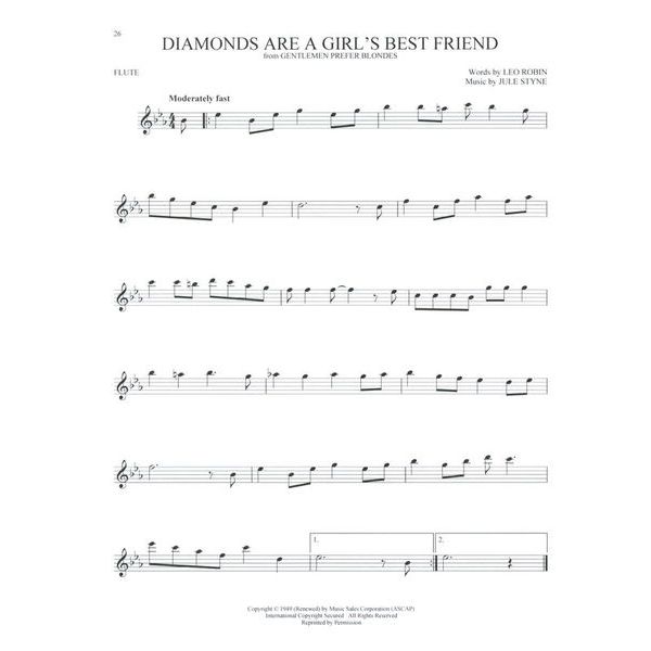 Hal Leonard 101 Movie Hits For Flute