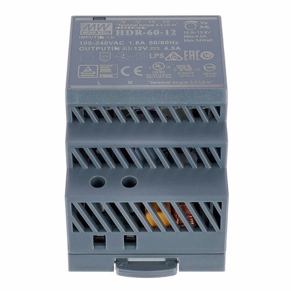 MeanWell HDR-60-12 Power Supply 4,5A