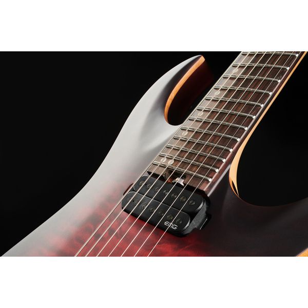 Harley Benton Amarok-7  BKRD Quilted Burst