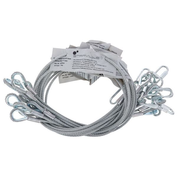 Stairville Safety Set 80cm/6mm 10pcs.