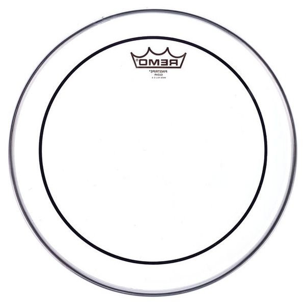 Remo 12" Pinstripe clear