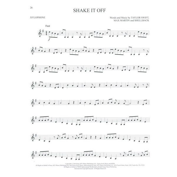 Hal Leonard First 50 Songs Xylophone