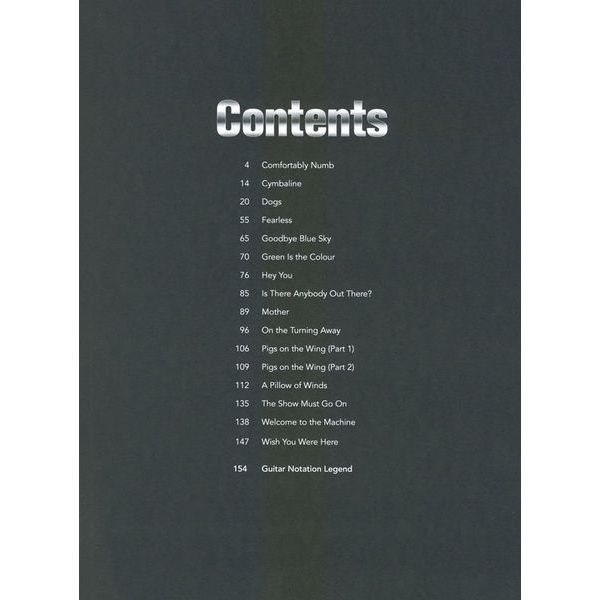 Hal Leonard Pink Floyd Acoustic Guitar