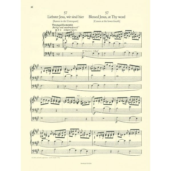 Breitkopf & Hrtel Choral-Improvisationen 6