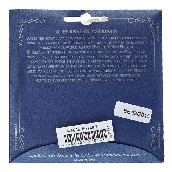 Aquila 97C Alabastro Classic Set LT