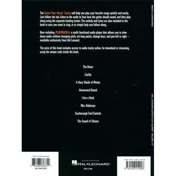 Hal Leonard Guitar Play Simon & Garfunkel