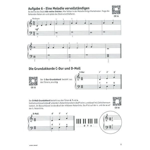 Artist Ahead Musikverlag Mein erstes Notentraining