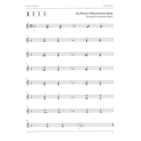 Elisabeth Pfeiffer  Ukulele Hawaii Etüden