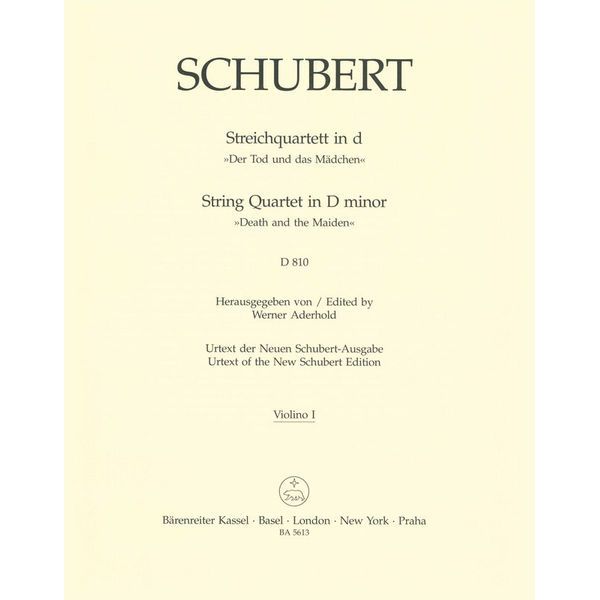 Brenreiter Schubert Tod und das Mdchen