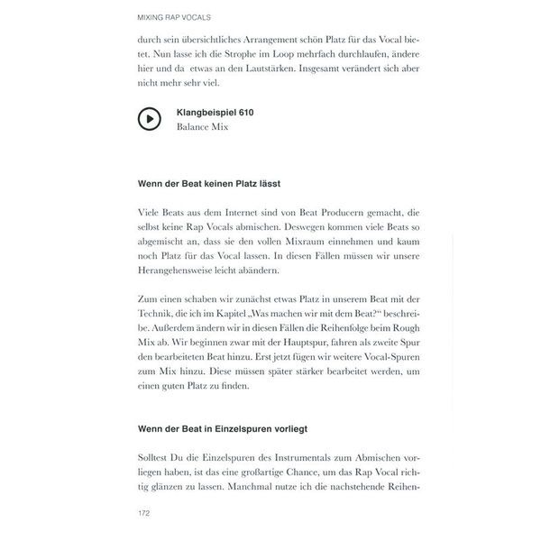 Quickstart Verlag Mixing Rap Vocals