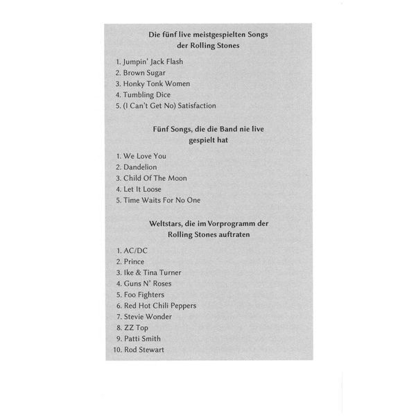 Reclam Verlag 100 Seiten Rolling Stones