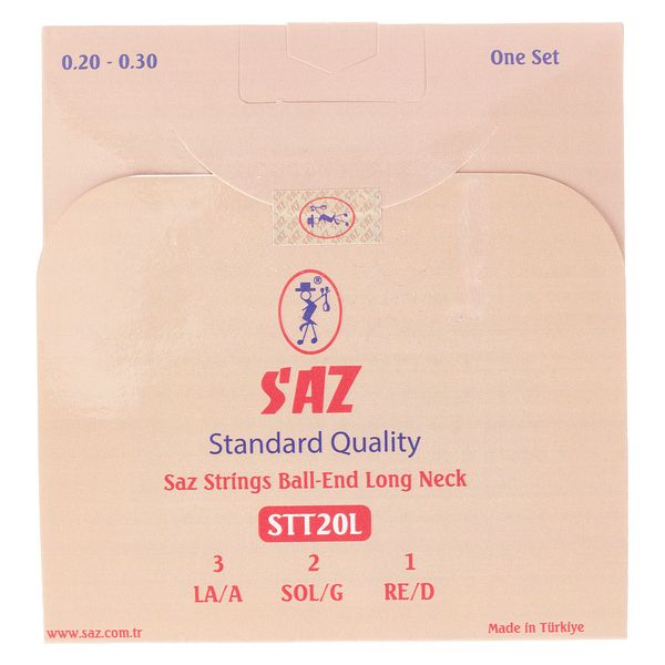 Saz STT20L Long Neck Saz Strings