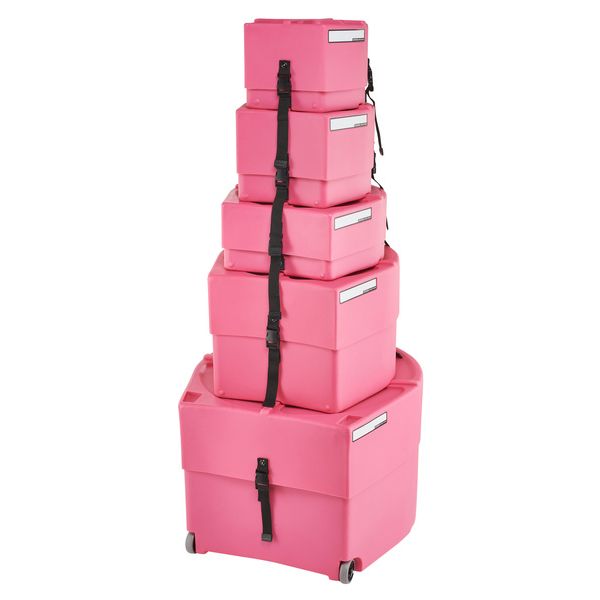 Hardcase HRockFus3 F.Lined Set Pink
