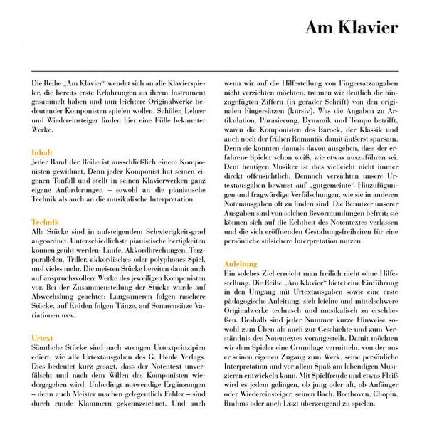 Henle Verlag Am Klavier Grieg