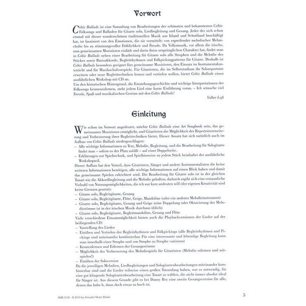 Acoustic Music Books Celtic Ballads