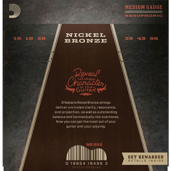 Daddario NB1656 Nickel Bronze Reso