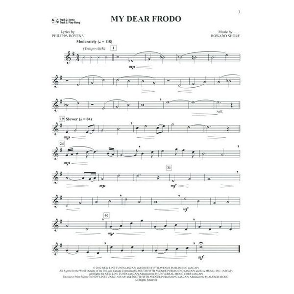 Alfred Music Publishing Hobbit Trilogy Trumpet