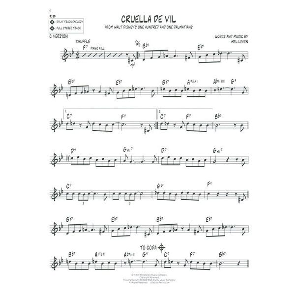 Hal Leonard Jazz Play-Along Disney Classic