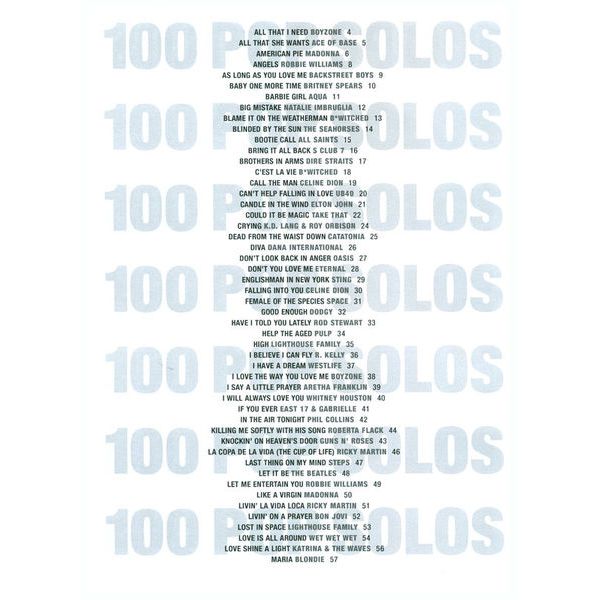 Wise Publications 100 Pop Solos for Saxophone