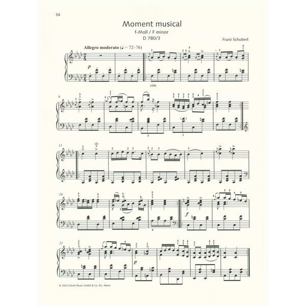 Schott Mein erster Schubert