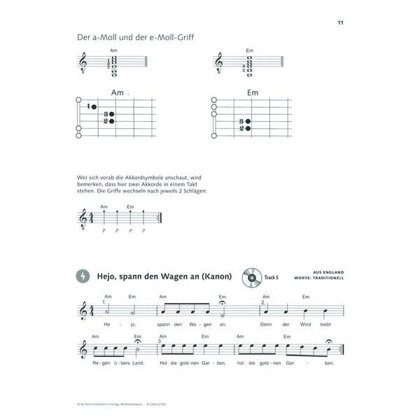Heinrichshofen Verlag Liedbegleitung Fridolin
