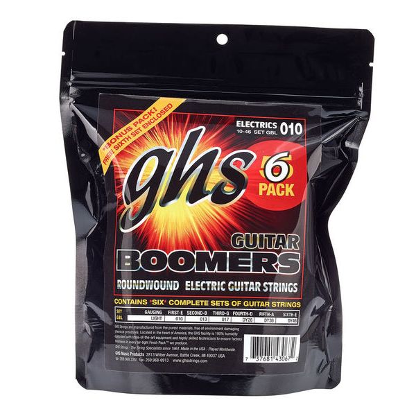 GHS Gbl Boomers Light 10-46 6-Pack