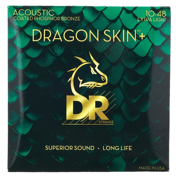 DR Strings Dragon Skin+ DAP-10/48 Coated