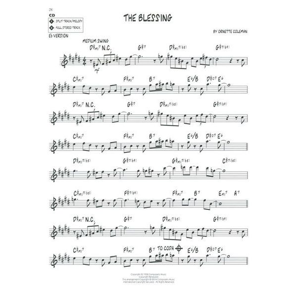 Hal Leonard Jazz Play-Along O. Coleman