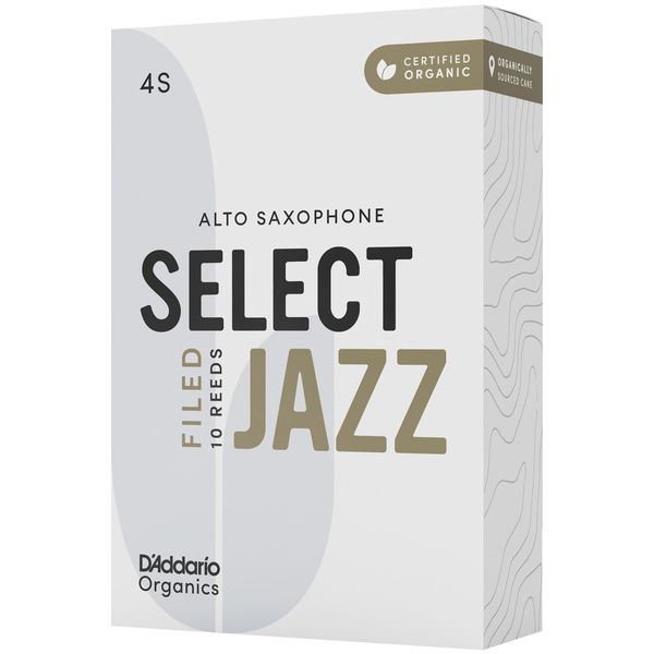 DAddario Woodwinds Organic Sel. Jazz Filed ALT 4S