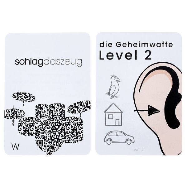 Schlag das Zeug Spielkarten-Set Level 2