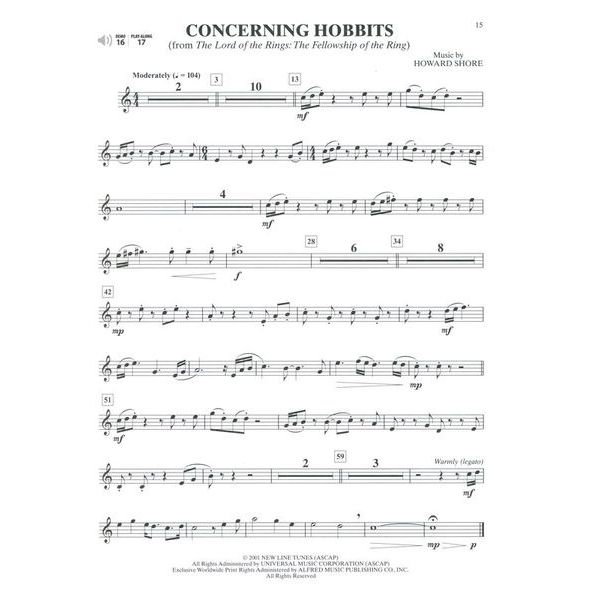 Alfred Music Publishing Top Hits from TV Clarinet