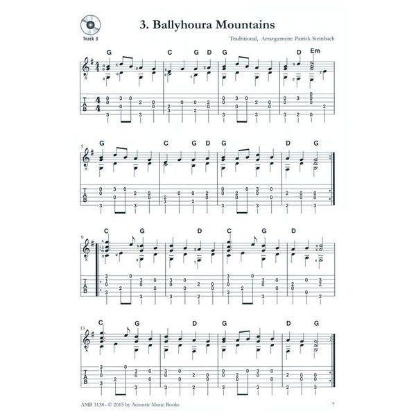 Acoustic Music Books Irish Guitar Tunes