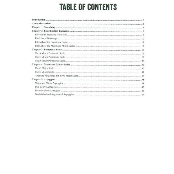 Hal Leonard Warm Up Exercises for Bass