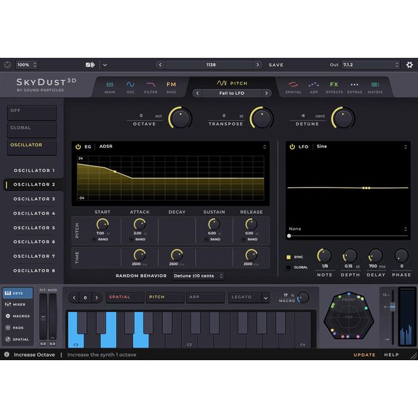 Sound Particles SkyDust 3D