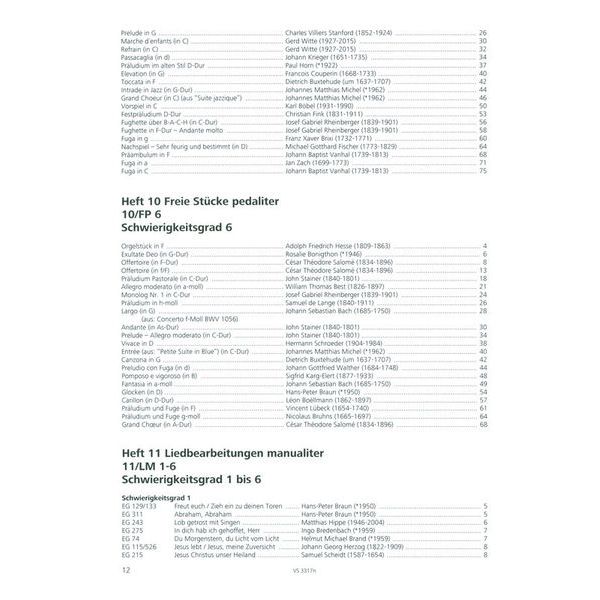 Strube Verlag Orgel spielen mit Hand und Fu