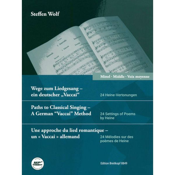 Breitkopf & Hrtel Wege zum Liedgesang Mittel